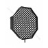 Softbox oktagonalny GlareOne Parasolkowy 80cm z dyfozorem oraz gridem do lamp reporterskich
