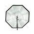 Softbox oktagonalny GlareOne Parasolkowy 80cm z dyfozorem oraz gridem do lamp reporterskich