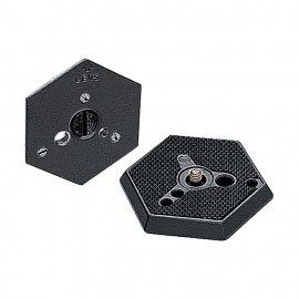 Manfrotto Płytka sześciokątna płaska z gwintem 3/8