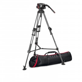 Manfrotto Zestaw 645 Carbon Fast Twin + głowica 509 rozp 2w1