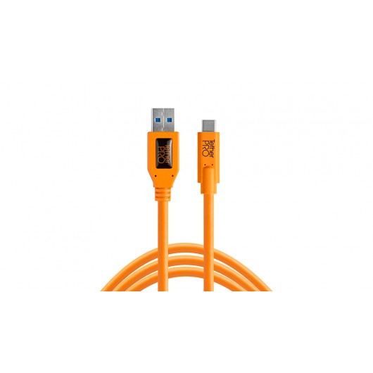 Kabel TetherPro USB 3.0 - USB-C 4.6 m ORANGE