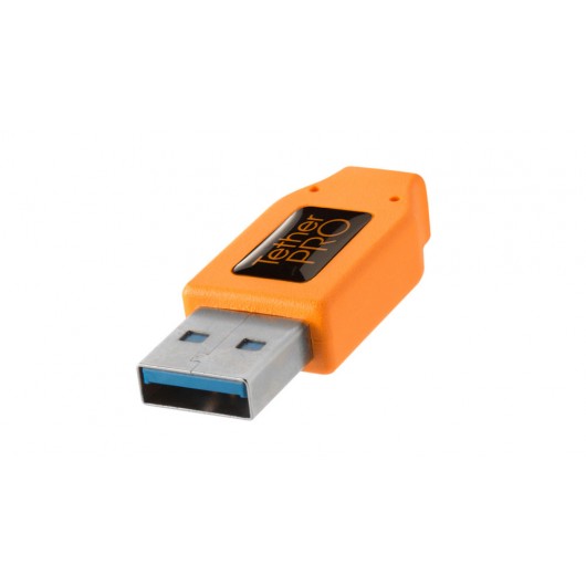 Kabel TetherPro USB 3.0 - USB-C 4.6 m ORANGE