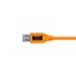 Kabel TetherPro USB 3.0 - USB-C 4.6 m ORANGE