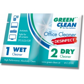 Green Clean Ściereczki Office Cleaner Desinfect 100 kpl. (GCC-2100-100)