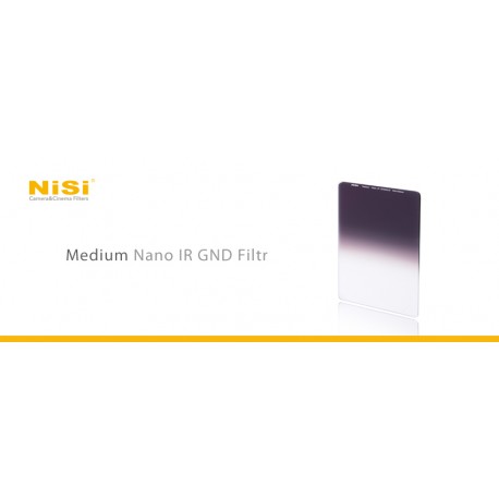 NiSi GND Medium 100x150mm Nano IR Połówkowy Średni Filtr