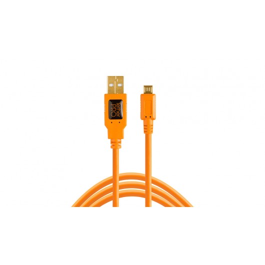 TETHER TOOLS TetherPro USB-A 2.0/ Micro-B 5-Pin 4.6m Orange kabel do tetheringu