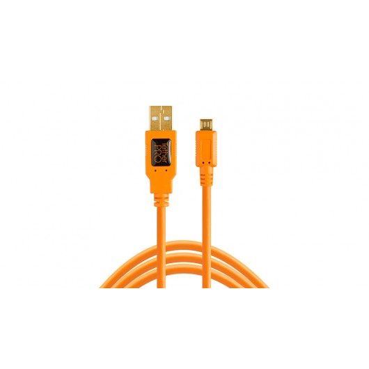TETHER TOOLS TetherPro USB-A 2.0/Mini-B 5-Pin 4.6m Orange kabel do tetheringu