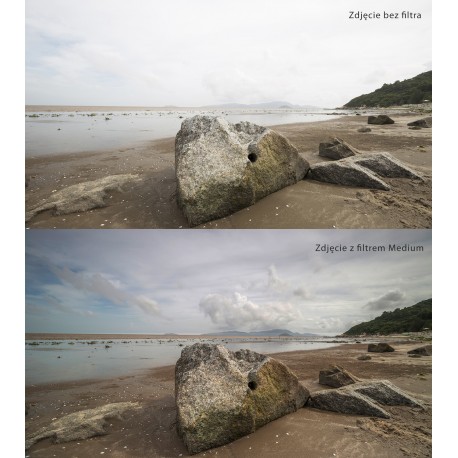 NiSi GND Medium 100x150mm Nano IR Połówkowy Średni Filtr