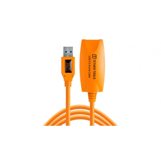 TETHER TOOLS TetherPro USB-A 3.0/ USB-A 5m Female Active Extension Orange przedłużka do kabla USB