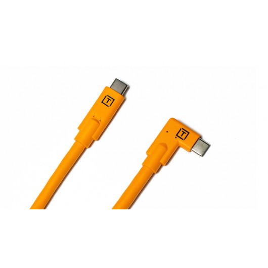 TETHER TOOLS TetherPro USB-C/ USB-C Right Angle 4.6m Orange kabel do tetheringu