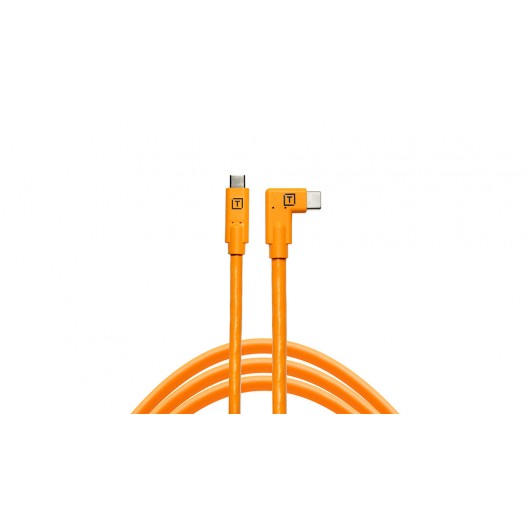 TETHER TOOLS TetherPro USB-C/ USB-C Right Angle 4.6m Orange kabel do tetheringu