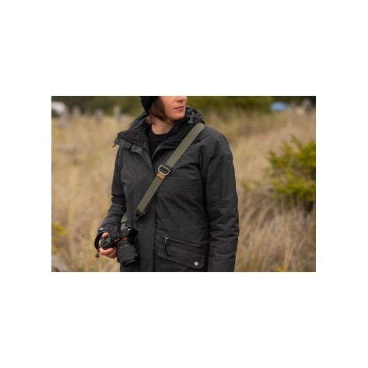 Pasek na szyję lub ramię SLIDE LITE SAGE v3 szarozielony do lekkich aparatów