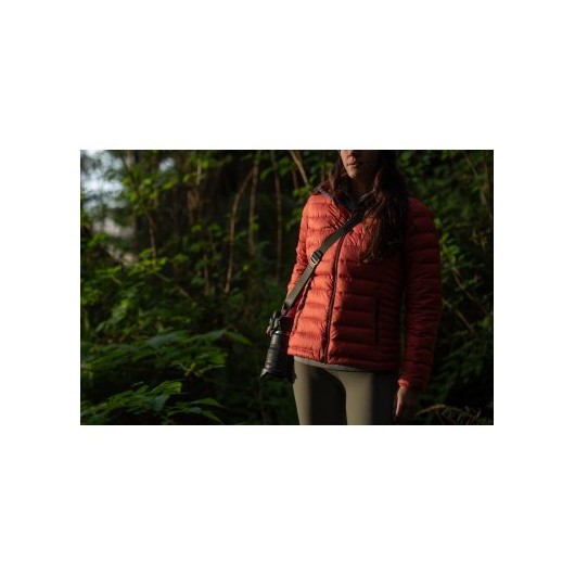 Pasek na szyję lub ramię SLIDE LITE SAGE v3 szarozielony do lekkich aparatów