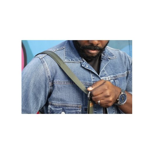 Pasek na szyję lub ramię SLIDE LITE SAGE v3 szarozielony do lekkich aparatów